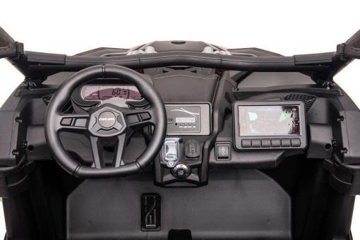 Elektro Kinderfahrzeug "Can Am RS" - 24V Akku,4x200W Motoren- 2,4Ghz, Allrad+2 Sitzer+Ledersitz+EVA – Bild 14