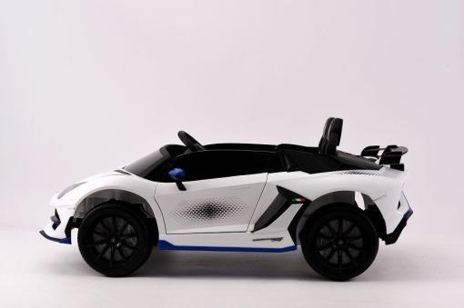 Kinderfahrauto Elektro "Lamborghini Aventador SVJ Xago 2 Sitzer" - lizenziert - 12V7AH  2,4Ghz+Ledersitz+EVA – Bild 3