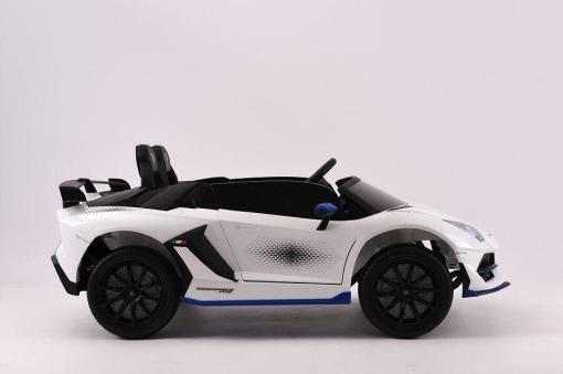 Kinderfahrauto Elektro "Lamborghini Aventador SVJ Xago 2 Sitzer" - lizenziert - 12V7AH  2,4Ghz+Ledersitz+EVA – Bild 13
