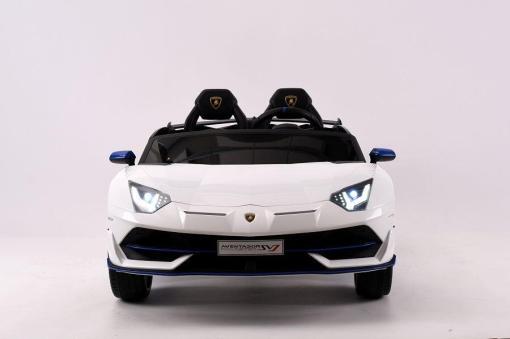 Kinderfahrauto Elektro "Lamborghini Aventador SVJ Xago 2 Sitzer" - lizenziert - 12V7AH  2,4Ghz+Ledersitz+EVA – Bild 12
