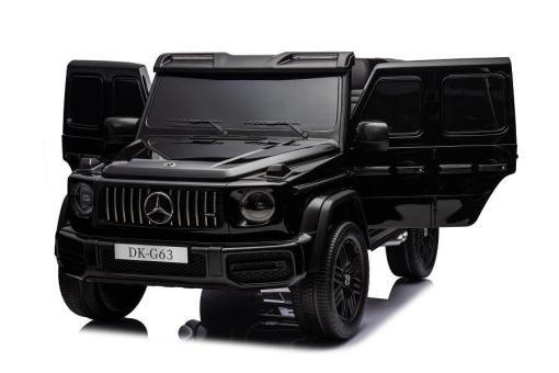Elektro Kinderauto Mercedes G63 AMG – Lizenziert –2 Sitzer- 24V 4x 200W Motoren, 2,4Ghz Fernsteuerung, MP3+Ledersitz+EVA – Bild 10