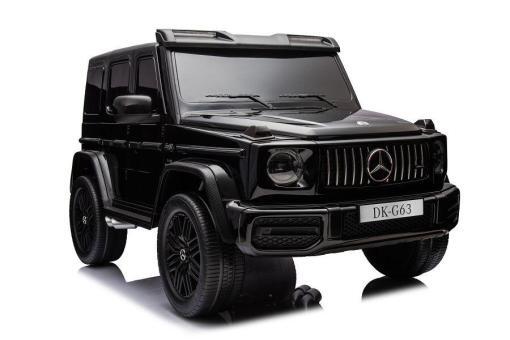 Elektro Kinderauto Mercedes G63 AMG – Lizenziert –2 Sitzer- 24V 4x 200W Motoren, 2,4Ghz Fernsteuerung, MP3+Ledersitz+EVA – Bild 3