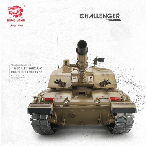 RC Panzer "British Challenger 2" Heng Long 1:16 mit Rauch- und Soundeffekten, Stahlgetriebe – 2,4GHz – Version 7.0 – PRO-Modell – Bild 3