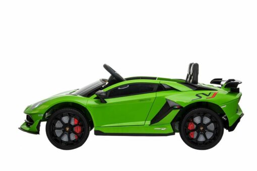 Elektro Kinderauto, Kinderfahrzeug "Lamborghini Aventador SVJ" - lizenziert - 12V - 2,4Ghz Ferngesteuert, MP3, Ledersitz+EVA – Bild 11