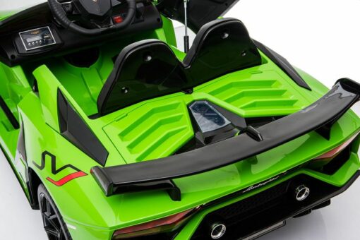 Elektro Kinderauto, Kinderfahrzeug "Lamborghini Aventador SVJ" - lizenziert - 12V - 2,4Ghz Ferngesteuert, MP3, Ledersitz+EVA – Bild 28