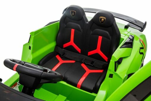 Elektro Kinderauto, Kinderfahrzeug "Lamborghini Aventador SVJ" - lizenziert - 12V - 2,4Ghz Ferngesteuert, MP3, Ledersitz+EVA – Bild 27