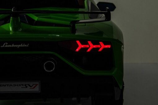 Elektro Kinderauto, Kinderfahrzeug "Lamborghini Aventador SVJ" - lizenziert - 12V - 2,4Ghz Ferngesteuert, MP3, Ledersitz+EVA – Bild 26