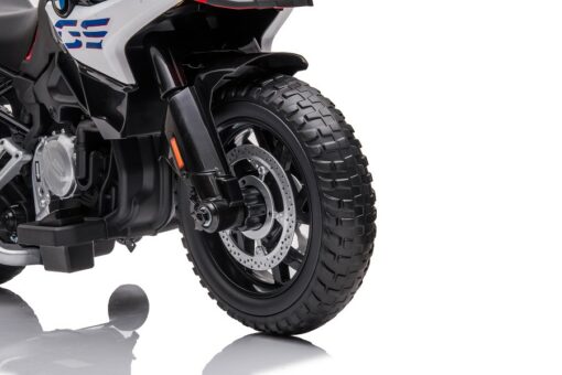 Kindermotorrad Elektrisch BMW F850 GS - 12V7A Akku - mit Stützräder, Musik und Lichter -EVA Reifen – Bild 16