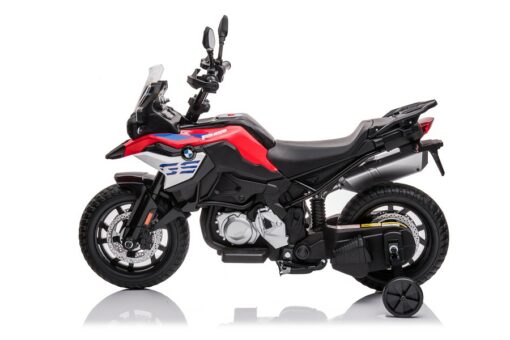Kindermotorrad Elektrisch BMW F850 GS - 12V7A Akku - mit Stützräder, Musik und Lichter -EVA Reifen – Bild 2