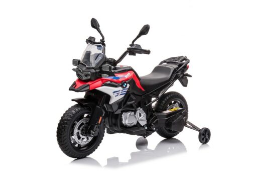 Kindermotorrad Elektrisch BMW F850 GS - 12V7A Akku - mit Stützräder, Musik und Lichter -EVA Reifen – Bild 10