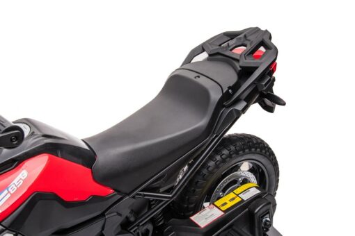 Kindermotorrad Elektrisch BMW F850 GS - 12V7A Akku - mit Stützräder, Musik und Lichter -EVA Reifen – Bild 14