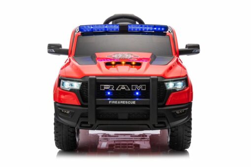 Elektro Kinderfahrzeug - "Feuerwehr Dodge RAM" - 12V10AH Akku,4 Motoren- 2,4Ghz Fernsteuerung, MP3+Sirene – Bild 11