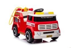 Kinderfahrzeug - Elektro Auto "Feuerwehr" - 12V7AH Akku,4 Motoren- 2,4Ghz Fernsteuerung, MP3+Sirene -911P
