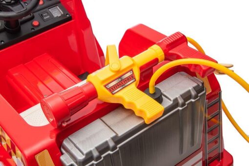 Kinderfahrzeug - Elektro Auto "Feuerwehr" - 12V7AH Akku,4 Motoren- 2,4Ghz Fernsteuerung, MP3+Sirene -911P – Bild 10