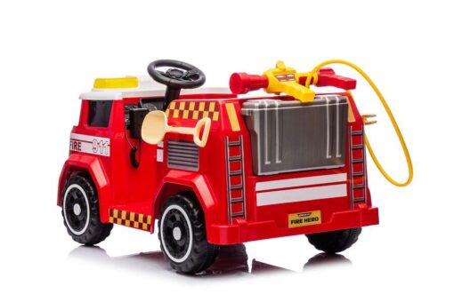 Kinderfahrzeug - Elektro Auto "Feuerwehr" - 12V7AH Akku,4 Motoren- 2,4Ghz Fernsteuerung, MP3+Sirene -911P – Bild 7