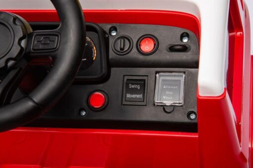 Kinderfahrzeug - Elektro Auto "Feuerwehr" - 12V7AH Akku,4 Motoren- 2,4Ghz Fernsteuerung, MP3+Sirene -911P – Bild 13