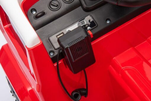 Kinderfahrzeug - Elektro Auto "Feuerwehr" - 12V7AH Akku,4 Motoren- 2,4Ghz Fernsteuerung, MP3+Sirene -911P – Bild 12