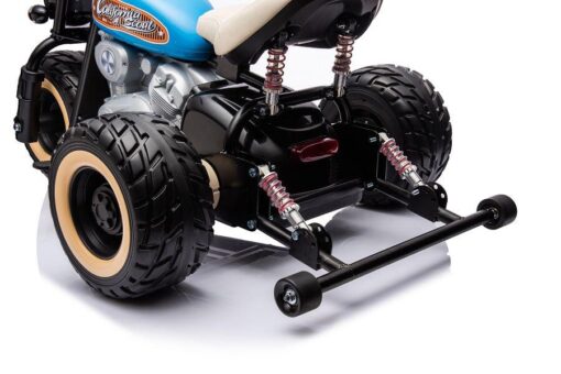 Kindermotorrad Elektrisch 2x800W Brushless Motoren - 24V7A - Schwarz – Bild 12