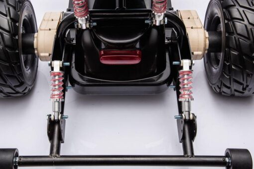 Kindermotorrad Elektrisch 2x800W Brushless Motoren - 24V7A - Schwarz – Bild 11