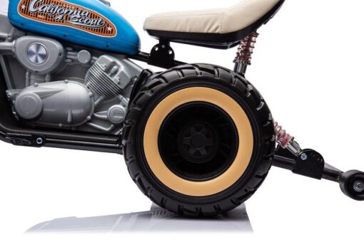Kindermotorrad Elektrisch 2x800W Brushless Motoren - 24V7A - Schwarz – Bild 9