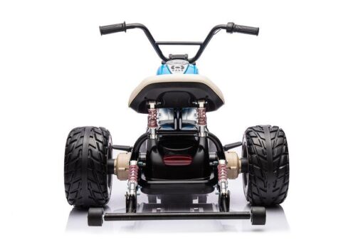 Kindermotorrad Elektrisch 2x800W Brushless Motoren - 24V7A - Schwarz – Bild 6