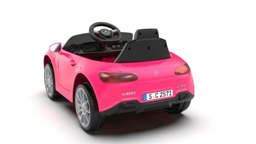 Elektro Kinderfahrzeug Mercedes CLS350 mit Ledersitz und EVA Reifen – Bild 8