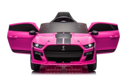 Elektro Kinderauto Lizenziert - Mustang GT500 Shelby Cobra mit Ledersitz und EVA Reifen – Bild 9