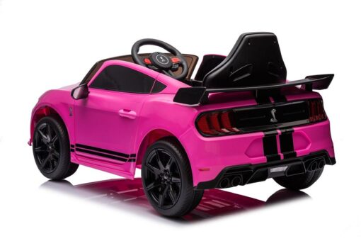 Elektro Kinderauto Lizenziert - Mustang GT500 Shelby Cobra mit Ledersitz und EVA Reifen – Bild 24