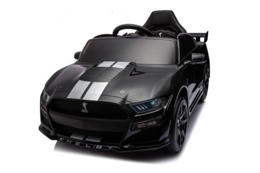 Elektro Kinderauto Lizenziert - Mustang GT500 Shelby Cobra mit Ledersitz und EVA Reifen – Bild 2