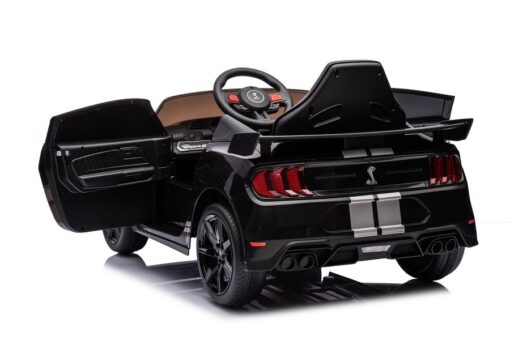 Elektro Kinderauto Lizenziert - Mustang GT500 Shelby Cobra mit Ledersitz und EVA Reifen – Bild 14