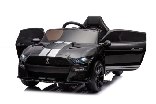 Elektro Kinderauto Lizenziert - Mustang GT500 Shelby Cobra mit Ledersitz und EVA Reifen – Bild 17