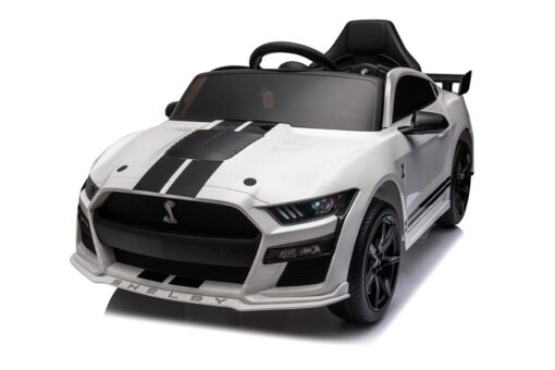 Elektro Kinderauto Lizenziert - Mustang GT500 Shelby Cobra mit Ledersitz und EVA Reifen