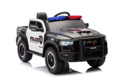 Kinderauto Elektro Polizei Dodge RAM 1500 RHO Mit Lederitz und EVA Reifen
