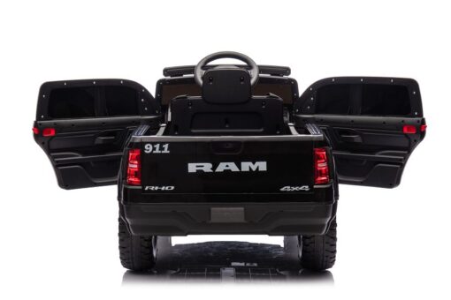 Kinderauto Elektro Polizei Dodge RAM 1500 RHO Mit Lederitz und EVA Reifen – Bild 12
