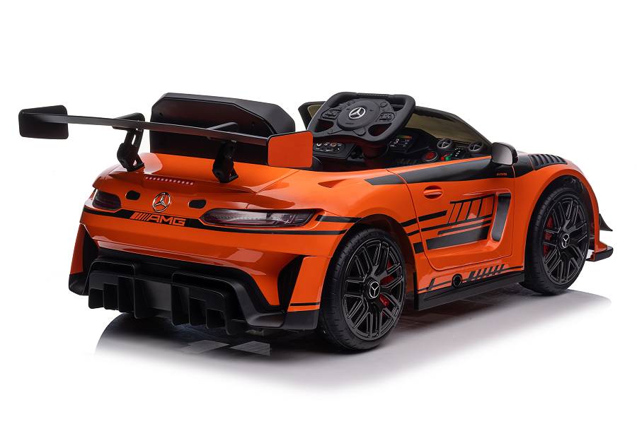 Elektro Kinderfahrzeug Mercedes-AMG GT3 Lizenziert mit Mp3, EVA, Ledersitz – Bild 15