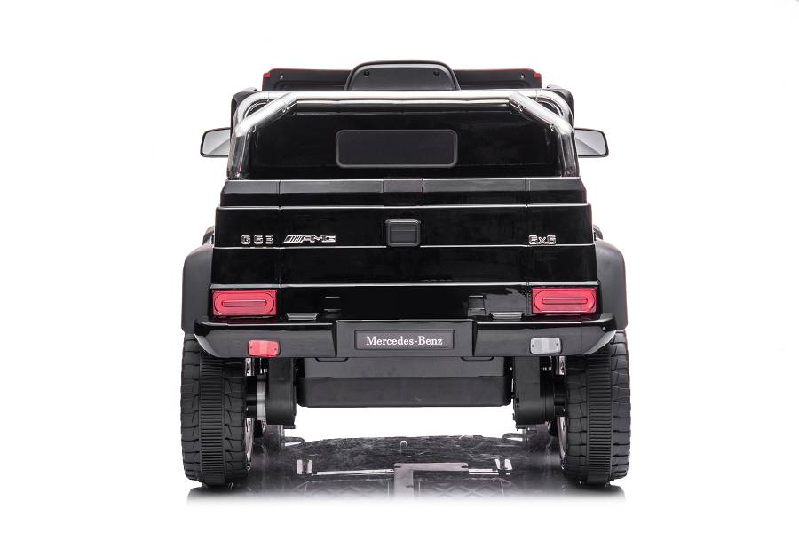 Elektro Kinderfahrzeug "Mercedes G63 AMG 6x6" - lizenziert - 12V7AH Akku + 2,4Ghz+Ledersitz+EVA-Schwarz – Bild 10