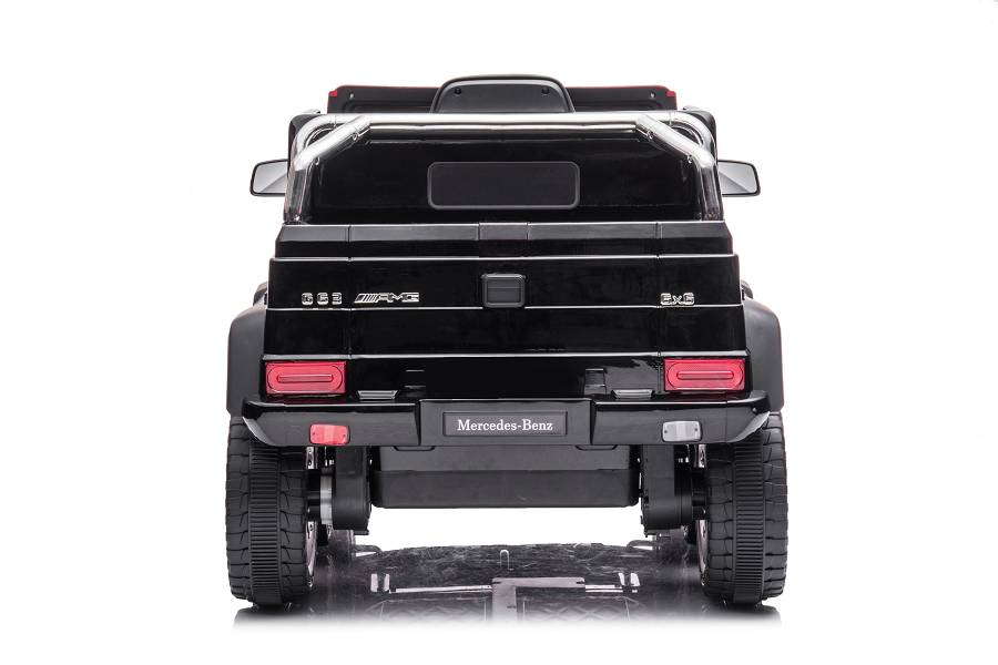 Elektro Kinderfahrzeug "Mercedes G63 AMG 6x6" - lizenziert - 12V7AH Akku + 2,4Ghz+Ledersitz+EVA-Schwarz – Bild 9