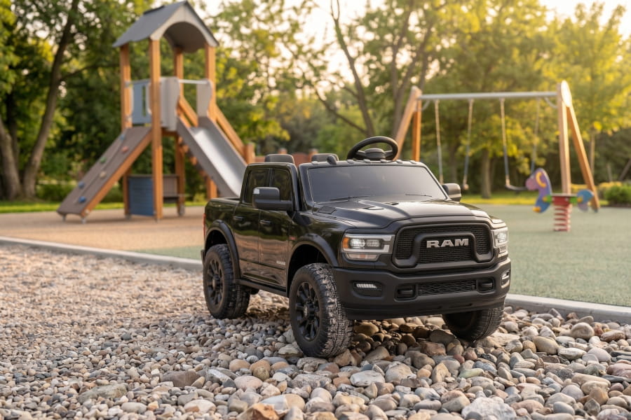 Kinder Elektro-Pickup Dodge RAM 2500 Rebel 24V – 2-Sitzer Truck mit Ledersitz, EVA-Reifen & Fernbedienung – Bild 2