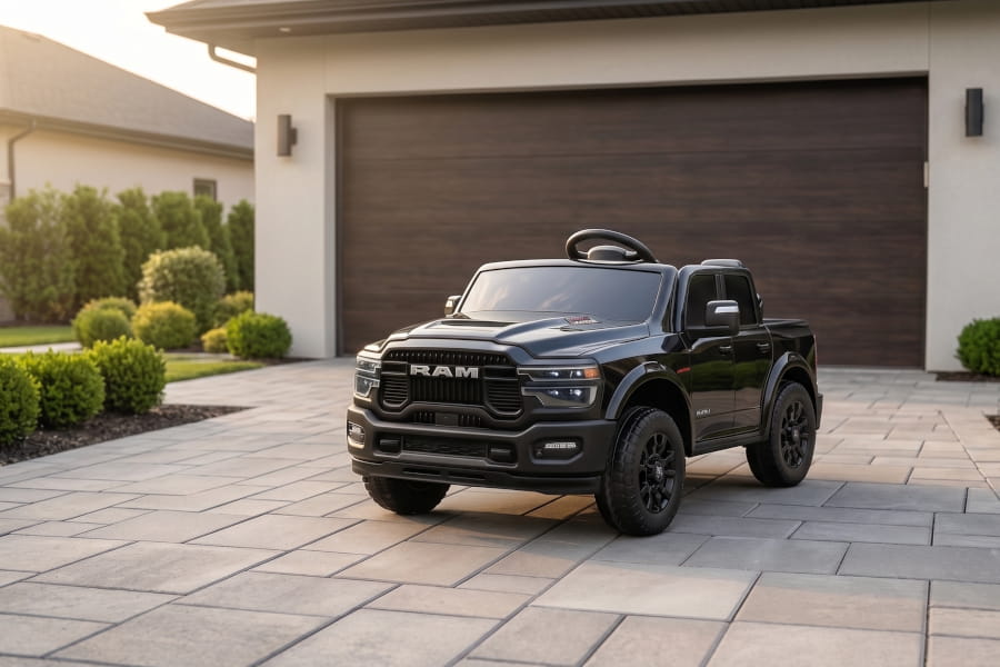 Kinder Elektro-Pickup Dodge RAM 2500 Rebel 24V – 2-Sitzer Truck mit Ledersitz, EVA-Reifen & Fernbedienung – Bild 7
