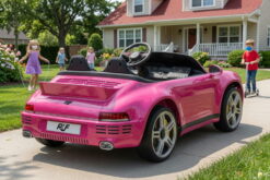 Kinder Elektroauto Porsche RUF 24V – 2-Sitzer mit Brushless-Motoren, herausnehmbarem Akku & Lackierung – Bild 18