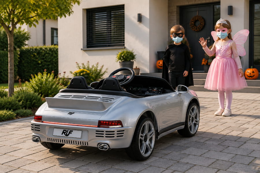 Kinder Elektroauto Porsche RUF 24V Lackiert – 2-Sitzer mit Brushless-Power, Wechselakku & EVA-Reifen – Bild 3