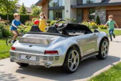 Kinder Elektroauto Porsche RUF 24V Lackiert – 2-Sitzer mit Brushless-Power, Wechselakku & EVA-Reifen – Bild 9
