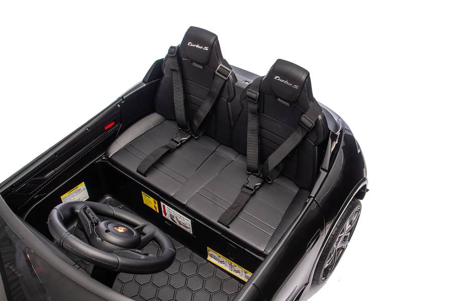 Elektro Kinderauto "Porsche Taycan Turbo S“ – Lizenziert – 24V Akku, 2,4Ghz, MP3+Ledersitz+EVA – Bild 26