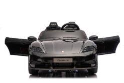 Elektro Kinderauto "Porsche Taycan Turbo S“ – Lizenziert – 24V Akku, 2,4Ghz, MP3+Ledersitz+EVA – Bild 4