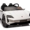 Elektro Kinderauto "Porsche Taycan Turbo S“ – Lizenziert – 24V Akku, 2,4Ghz, MP3+Ledersitz+EVA
