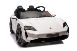 Elektro Kinderauto "Porsche Taycan Turbo S“ – Lizenziert – 24V Akku, 2,4Ghz, MP3+Ledersitz+EVA