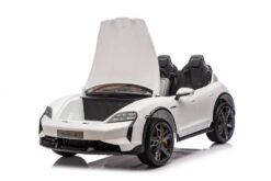Elektro Kinderauto "Porsche Taycan Turbo S“ – Lizenziert – 24V Akku, 2,4Ghz, MP3+Ledersitz+EVA – Bild 25