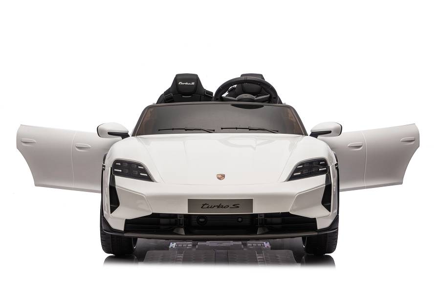 Elektro Kinderauto "Porsche Taycan Turbo S“ – Lizenziert – 24V Akku, 2,4Ghz, MP3+Ledersitz+EVA – Bild 3