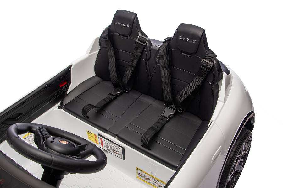 Elektro Kinderauto "Porsche Taycan Turbo S“ – Lizenziert – 24V Akku, 2,4Ghz, MP3+Ledersitz+EVA – Bild 15