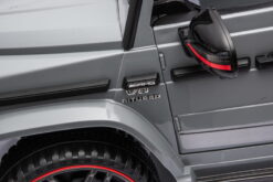 Kinderfahrzeug - Elektro Auto "Mercedes G63 AMG" - Lizenziert - 12V7AH Akku,2 Motoren- 2,4Ghz Fernsteuerung, MP3+Ledersitz+EVA-Silber – Bild 14